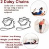 Yangogle Aerial Yoga Swing Sling Strong Yoga Hammock Kit Set Inversion Exercises Include 2 Extensions Straps and Ceiling Mounting Kit - Image 4