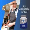 One A Day Men’s 50+ Multivitamins, Supplement with Vitamin A, Vitamin C, Vitamin D, Vitamin E and Zinc for Immune Health Support*, Calcium & more, 100 count - Image 3
