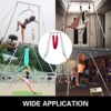 Happybuy Yoga Sling Inversion, 9.6 FT Height Inversion Yoga Swing Stand,Max Capacity 551lbs/250kg Aerial Yoga Frame with 236in/6m Yoga Swing Inversion Sling Body Bundle Safety Belts - Image 7