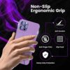 Starlesk Designed for iPhone 14 Pro Max Case Clear - Shockproof Protection with PC Back & TPU Bumpers - MagSafe Compatible - Non-Yellowing & Non-Slip Case iPhone 14 Pro Max - Image 2