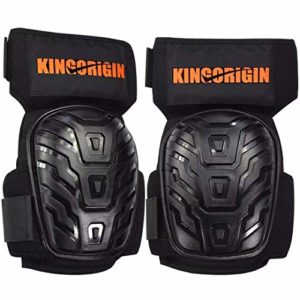 2 Piece Professional Knee Pads for Work, Construction Gel Knee Pads Tools by KingOrigin,With Heavy Duty Foam Padding And Anti-Slip Straps For Indoor and Ourdoor Use