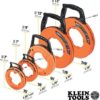 Klein Tools 56331 Fish Tape, Steel Wire Puller with Double Loop Tip, Optimized Housing and Handle, 1/8-Inch x 50-Foot - Image 3