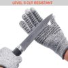 Cut Resistant Gloves|Comfort Stretch Fit Touchscreen Work Gloves|Warehouse Glove with Firm Grip for Men And Women - Image 4