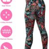 Comfy Yoga Women's Printed High Waisted Yoga Leggings | 2 Side Pockets | Soft Lightweight Workout Leggings - Image 3