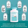 SmartyPants Prenatal Formula Daily Gummy Multivitamin: Vitamin C, D3, & Zinc for Immunity, Gluten Free, Folate, Omega 3 Fish Oil (DHA/EPA), 120 Count (30 Day Supply) - Image 4
