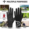 ECLOUR Kids Horse Riding Gloves with Non-Slip Grip and Finger Touch Design for Multi Sports Activities Like Cycling, Fishing, Running, Gardening for Boys and Girls - Image 5