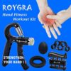 roygra Grip Strength Trainer, Forearm Workout, Hand & Finger Exerciser - 5 Pack - Image 2