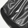 Women's Yoga Hot Shorts Elastic Waist Shiny Metallic Short Pants - Image 7