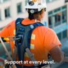 3M DBI-SALA Medium ExoFit NEX ConstructionFull Body Style Harness With Tech-Lite Aluminum Back D-Ring - Image 4