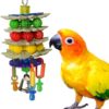 Super Bird Creations SB765 Triple Decker Bird Toy, Medium Bird Size, 8" x 3" - Image 2