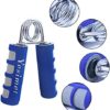 YESIMET 2 Pack Hand Grip Strengthener Set,Finger Gripper- Soft Foam Hand Exerciser for Quickly Increasing Wrist Forearm and Finger Strength - Image 2