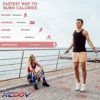 Xcoov Adjustable Skipping Jump Rope for Fitness with Slip-Resistant Grip Handles and Thick X’ Long Cable for Speed Jumping, Double Unders, Boxing, Crossfit, and Exercise - Image 7