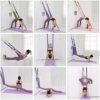 Waist Back Leg Stretch Strap/Yoga Fitness Band, Stretching Equipment with Door Anchor Flexibility Trainer Backbend Assist Stretch Out Strap for Dance Aerial Yoga Ballet Leg Stretching Exercise - Image 6