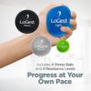 Logest Hand Stress Ball - Stress Reliever and Hand Exercise Ball - Stress Balls for Adults to Strengthen Grip Reduce Carpal Tunnel Pain Anxiety Finger Hand Arm Workout Therapy Ball 5 Levels Available - Image 2