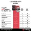 Non-Abrasive Grip Kit by CatTongue Grips, 26 pcs – Waterproof Non-Slip Grip Tape Kit for Indoor & Outdoor Use - Thousands of Grippy Uses: Furniture, Bathtubs, Frames, Controllers and More! (Black) - Image 4