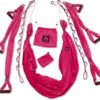 Aerial Yoga Swing Set - Yoga Hammock Aerial Swing - Aerial Sling Inversion Fly Kit - Flying Yoga Inversion Tool - Antigravity Ceiling Hanging Yoga Sling - Adult Kids Arial Door Yoga Swing - Image 3