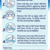 Secure Comfort Strips Waterproof Denture Adhesive - Zinc Free - Extra Firm Hold For Lower Dentures - 15 Strips - Image 2