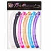 RC ROCHE ORNAMENT 6 Pcs Womens Thin Banana Ponytail Maker Holder Cute Secure Grip Hair No Slip Girls Ladies Beauty Fashion Accessory Clamp Clasp Clip, Medium Transparent Multicolor - Image 5