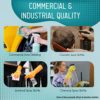 Spray Bottle Nozzles 12pk Heavy Duty- High Quality, Leak Proof, Chemical Resistant, Rust Resistant, Contoured Grip, Highly Durable, Great for Household or Commercial Use - Image 6