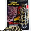 Pepper Defense PD-2 Pepper Spray Keychain w/ Finger Grip Holster for Aim & Accuracy - Maximum Strength 10% OC Police Grade Formula - Emergency Non Lethal Self Defense (Leopard) - Image 3