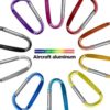 Gimars 3" 10 Pcs Improved Durable Spring-Loaded Gate Aluminum D Ring Carabiners Clips Hook for Home, Rv, Camping, Fishing, Hiking, Traveling, GM-510 - Image 4