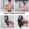 Moulyan Bodyweight Resistance Training Straps Complete Home Gym Fitness Trainer kit for Full-Body Workout Easy Setup Gym Home Outdoors (Orange) - Image 7
