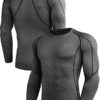 NELEUS Men's 3 Pack Dry Fit Long Sleeve Compression Shirts Workout Running Shirts - Image 4
