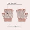 Yoga Gloves - Yoga Glvoes with Grips for Women - 3 Pairs - Pilates Gloves for Women Grip Gloves for Pilates - FYOURH - Image 3