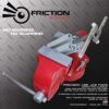 FRICTIONWORKS Vise Jaws. 4" Made in USA Professional Grade Magnetic Soft Jaw Pads for Metal Bench Vise. Med Firm Non-Scratch Polymer. N48 Magnets. - Image 6