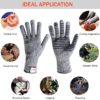 Cut Resistant Gloves|Comfort Stretch Fit Touchscreen Work Gloves|Warehouse Glove with Firm Grip for Men And Women - Image 7