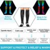 NEENCA Compression Socks, Medical Athletic Calf Socks for Injury Recovery & Pain Relief, Sports Protection—1 Pair, 20-30 mmhg - Image 4