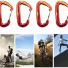 L-Rover Carabiner,12KN Lightweight Heavy Duty Carabiner Clips,Aluminium Wiregate Caribeaners for Hammocks,Camping, Key Chains, Outdoor and Gym etc,Hiking & Utility - Image 3