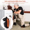 Knee Pads, Knee Pads for Men Floor Work, Construction Knee Pads, Heavy-Duty Knee Pads Work for Men and Women, Comfortable Knee Pads for Flooring, Ideal choice of for Repair Worker, Carpenter, Mechanic - Image 2