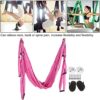SPYMINNPOO Aerial Yoga Hammock Set, Yoga Hammock Trapeze Swing Kit Anti Gravity Ultralight Yoga Swing Hammock Home Fitness Includes Carry Bag - Image 5
