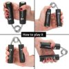 McFun&Sport Hand Grip Strengthener 5 Adjustable Resistance Levels 50-150 Lbs (23-68 kg) - Hand Gripper Exerciser, Strengthen Grips , Hand Squeezer, Wrist Strengthener and Hand Workout Equipment - Image 6