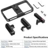 NEEWER Universal Phone Video Rig Kit Compatible with iPhone 14 Plus 14 13 12 Pro Android, Aluminum Handheld Phone Cage with Silicone Handles, Video Stabilizer Rig for Vlog Videography Live Streaming - Image 7