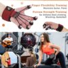 Finger Exerciser Finger Stretcher Finger Resistance Band Guitar Strength Trainer Reverse Grip Strengthener Climbing Exercise Equipment Finger Extensor Strengthener for Wrist Hand(Red, 60 LB) - Image 6