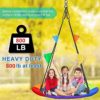 Dakzhou Swing Swivel 360° Rotary Bearing, 820 LB, Hanging Attachment, Swing, Aerial Dance, Hammock Chair, Yoga Swing, Rock Climbing Silver - Image 7