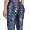 DOP DOVPOD Women's High Waisted Yoga Pants with Pockets Pattern Workout Sports Runnning Athletic Leggings - Image 2