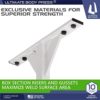 Ultimate Body Press Wall or 9ft Ceiling Mount Pull Up Bar, white (WMPL-SE) - Image 5