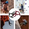 Bassizo 50KN Rescue 8 with Ears, Figure 8 Descender Belaying and Rappelling Climbing Gear for Rope Peak Rescue Rock Tree Training Outdoor Aerial Yoga 7075 Aluminum Alloy - Image 9