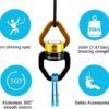 Swing Swivel, 35KN Safety Rotational Device, Digtichnny Swing Spinner for Web Tree Swing, Aerial Dance, Children's Swing, Hanging Hammock - Image 2