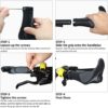 Eligara Bicycle Handlebar Grips, Non-Slip Rubber, Black and Grey, Soft Gel Insert Comfortable Ergonomic Grip for Bike/Mountain Bike/Road Bike/Folding Bike - Image 5