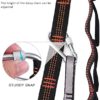 Bisonic Aerial elastic Yoga Hammock - Yoga Swing for Antigravity Yoga, Inversion Exercises, Improved Flexibility & Core Strength - Extension Straps, Carabiners and Pose Guide Included ï¼ˆRed,5x2.8Mï¼‰ - Image 2