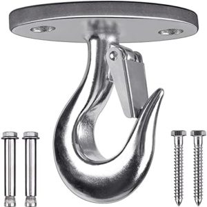 Dolibest Ceiling Anchor Mount Ceiling Mount Bracket for Yoga Swing Suspension Mount Resistance Band Wall Anchor for Yoga Swing, Body Weight Strength Training Systems,2000LB