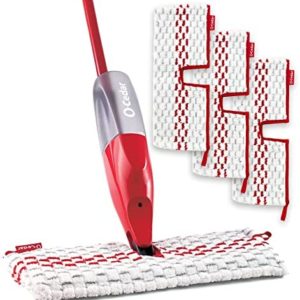 O-Cedar ProMist MAX Spray Mop, PMM with 3 Extra Refills, Red