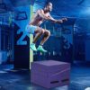 Gymnastics Mat 48”X24”X14” Incline Tumbling Mats for Home Gym, Folding Exercise Mat with Non-Slip PVC Surface & Handles, Cheese Wedge Mat for Kid Adults Workout - Image 3
