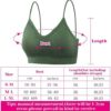 selizo Padded Bralettes for Women, 6 Pcs Sports Bras for Women Pack, V Neck Cami Bando Bra for Women Girls - Image 5