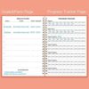 Workout Log for Women & Men - A5 Fitness Planner/Journal to Track Weight Loss, Workout Journal for GYM, Bodybuilding Progress - Daily Health & Wellness Tracker, Pink - Image 3