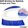 ITTAHO All Purpose Scrub Brush for Cleaning,Stiff Bristle Cleaning Brush with Non-Slip Grip for Bathroom Tile Floor-2 Pack - Image 4
